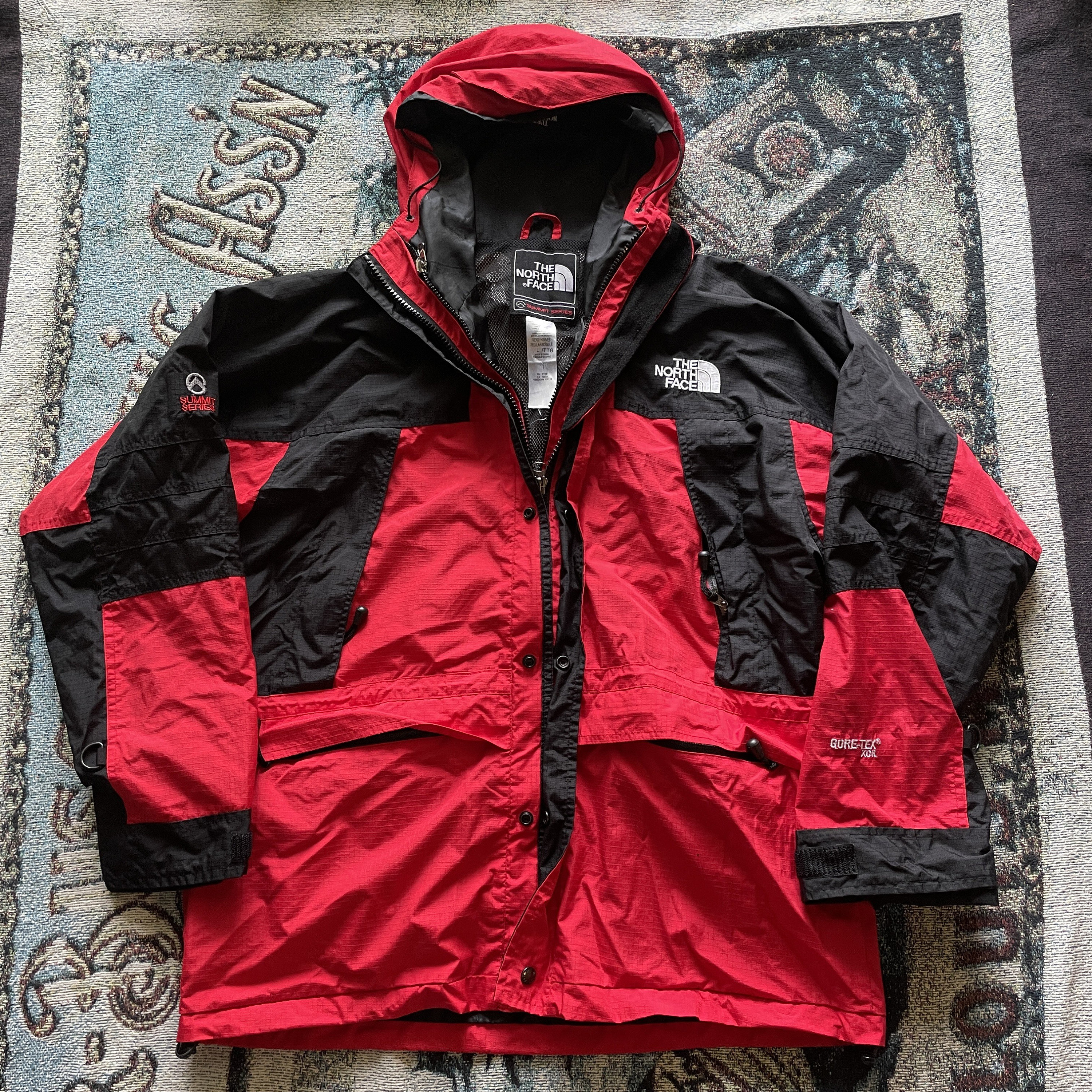 Men's North Face Summit Series Gore-tex XCR Red Mountain - Etsy
