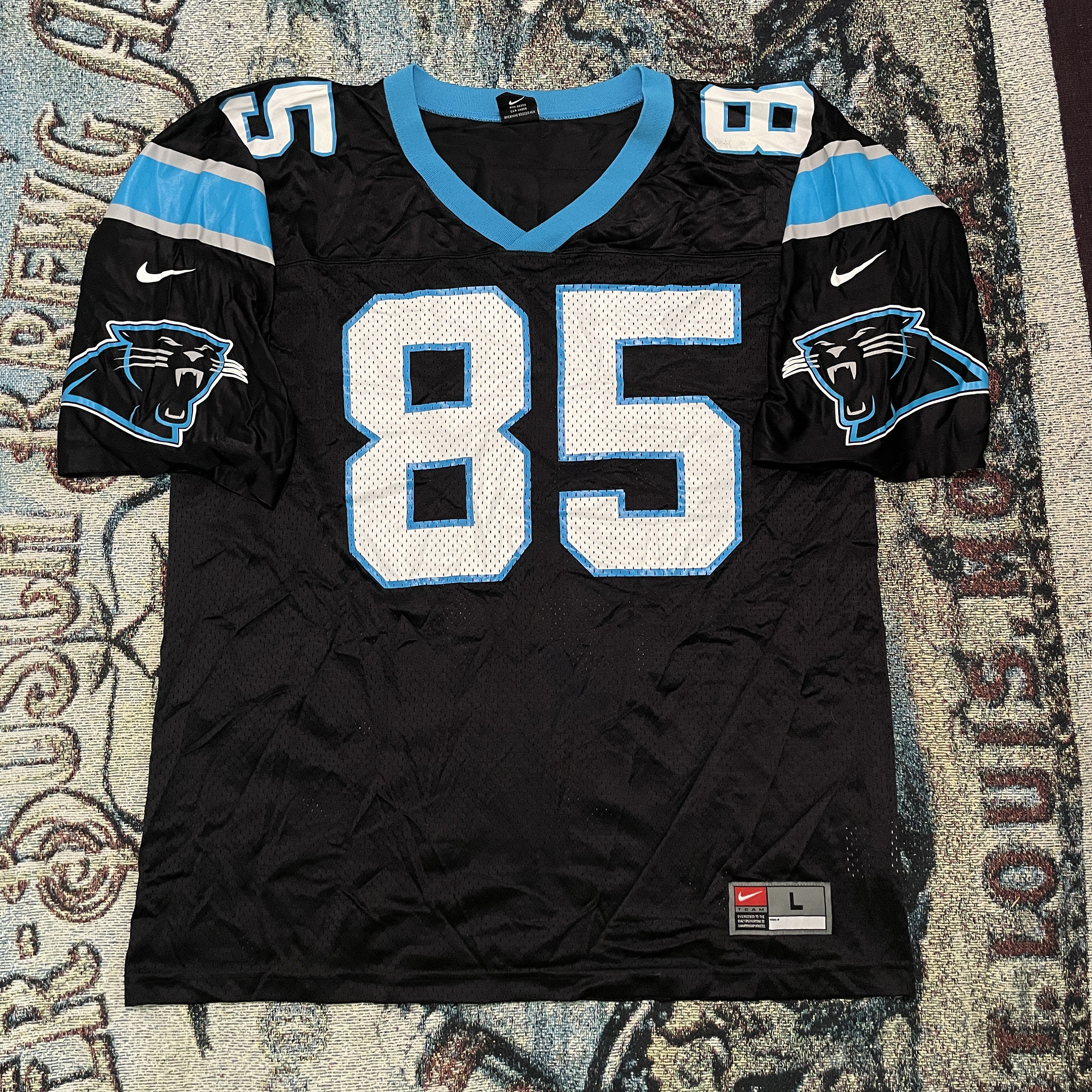 Men's Sam Mills Carolina Panthers Replica Throwback Jersey