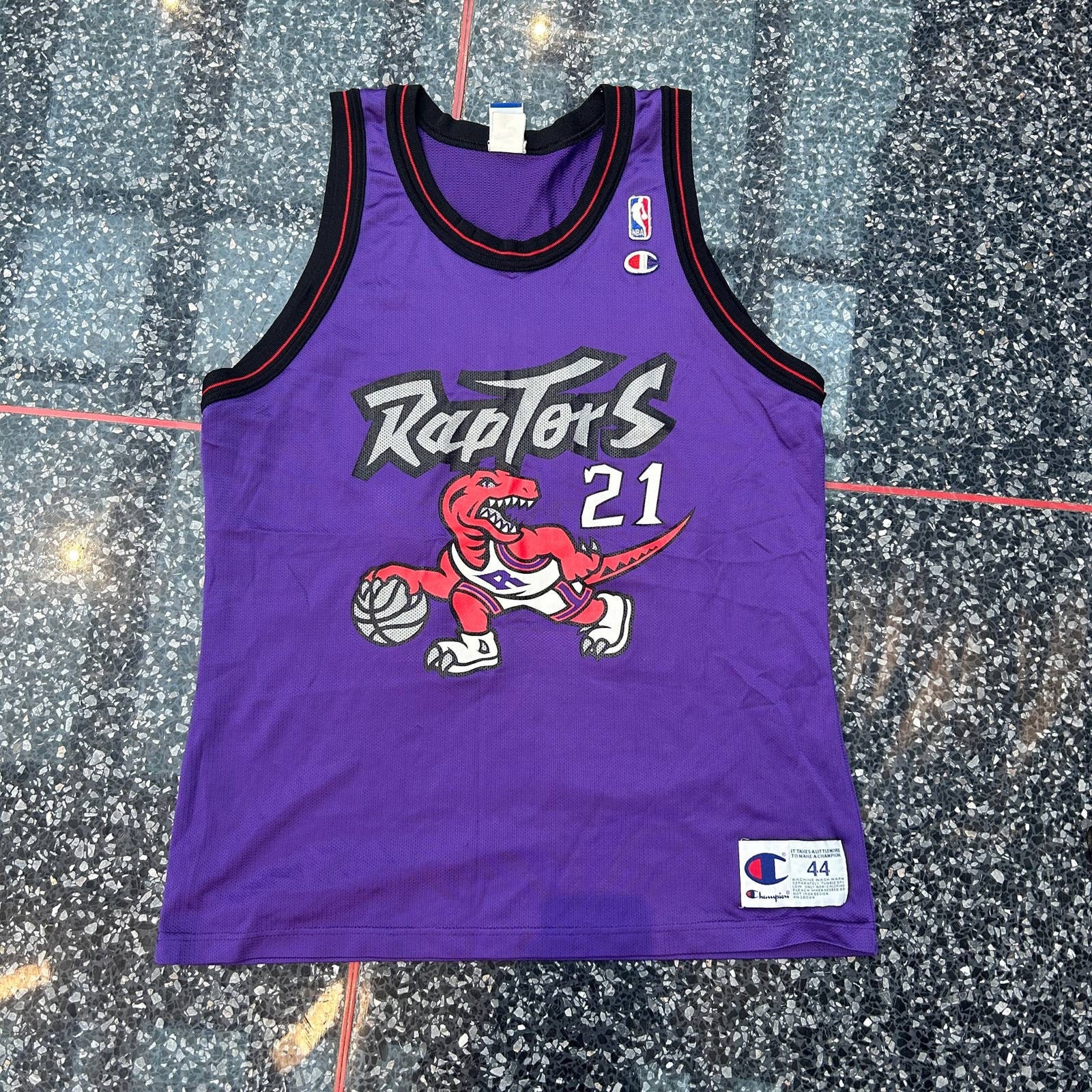 Vintage 90s Toronto Raptors Pro Cut Authentic Jersey 