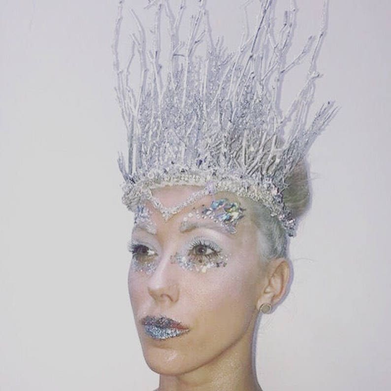 Glace diy ice crown make a crown ice queen costume frozen costume karneva.....