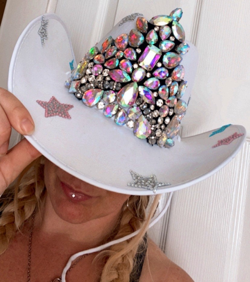 Todo El Sombrero De Vaquera Brillante Etsy Todo El Sombrero De Vaquera Brillante Etsy