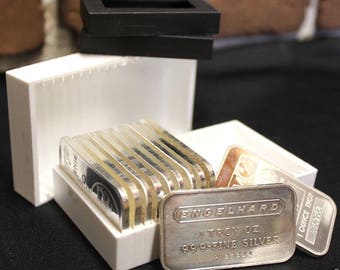 1 Sure Safe Bullion Vault Tubes Aufbewahrungsröhrchen für Silber oder Kupfer 1 Unze BARS INGOTS Standardgröße