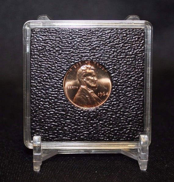 5 Card Holder Stand Mint Proof Set Coin Holder Capsule Case Display Stands Black