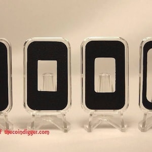 5 Air-Tite Direct Fit Capsule ASSORTED Holder 1 GRAM to 1oz Silver Bar Acrylic