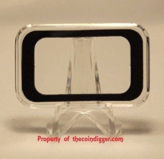 Air-tite Direct Fit Capsule Storage Box /& 5oz Silver Bar Holder Display Case