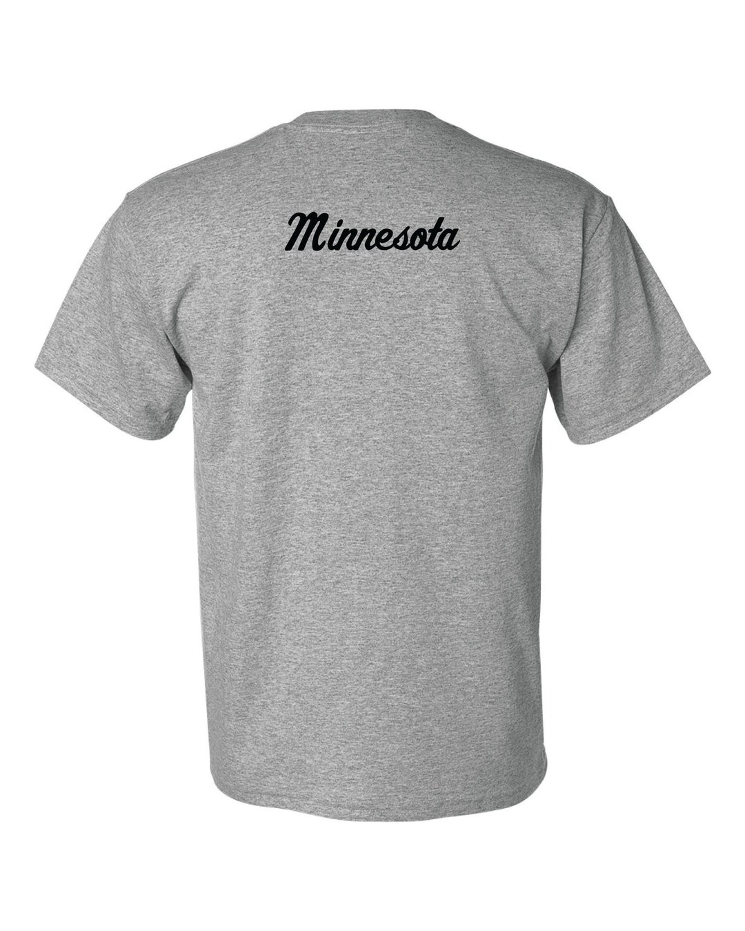 T-Shirt grafica Minnesota: Nero, Bianco, Rosso, Marina, Grigio, LC