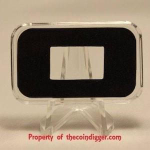1 AIR-TITE Direct Fit Capsule Holder for 5 GRAM Gold, Silver Bar Acrylic Case Airtite
