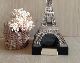 Large Eiffel Tower Vintage figurine 60s Souvenir French inspired centerpiece