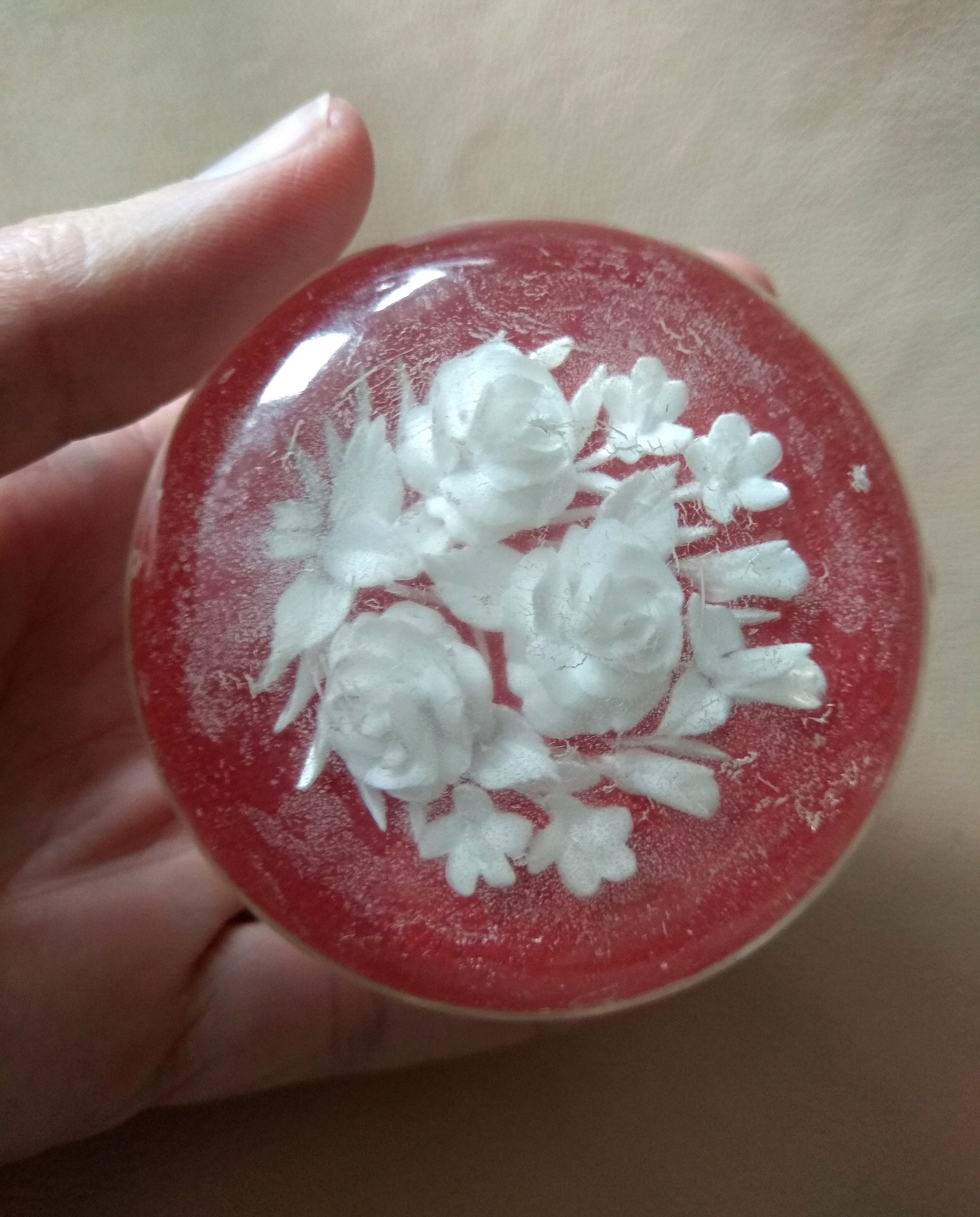 Small Antique Powder Puff - Etsy