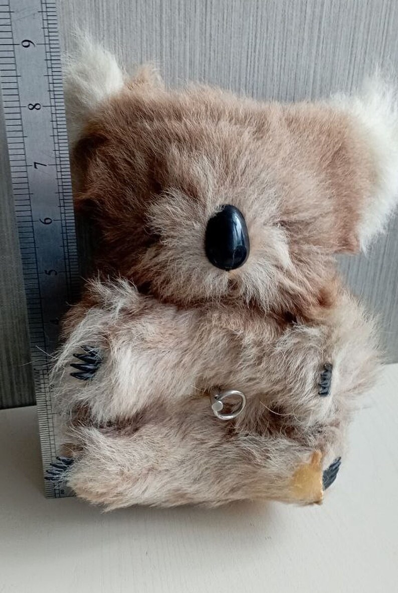 Vintage Musical Koala Bear Australia souvenir kangaroo fur image 5