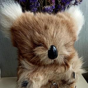 Vintage Musical Koala Bear Australia souvenir kangaroo fur image 3