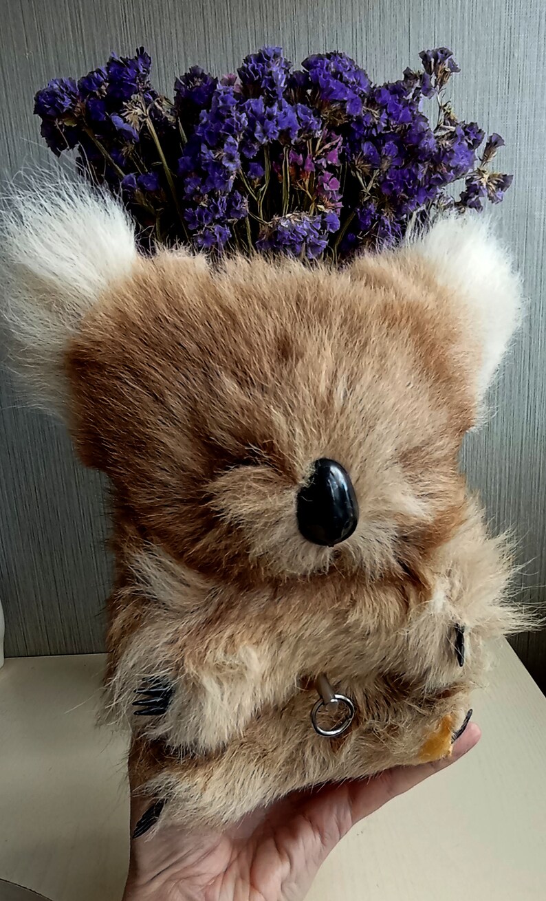 Vintage Musical Koala Bear Australia souvenir kangaroo fur image 3