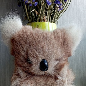 Vintage Musical Koala Bear Australia souvenir kangaroo fur image 2