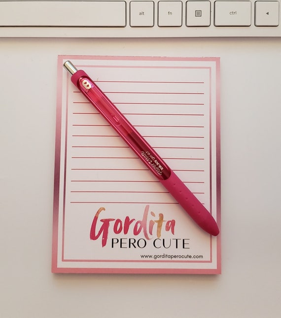 Gordita Pero Cute Notepad Latina Stationery Latina Body Positive