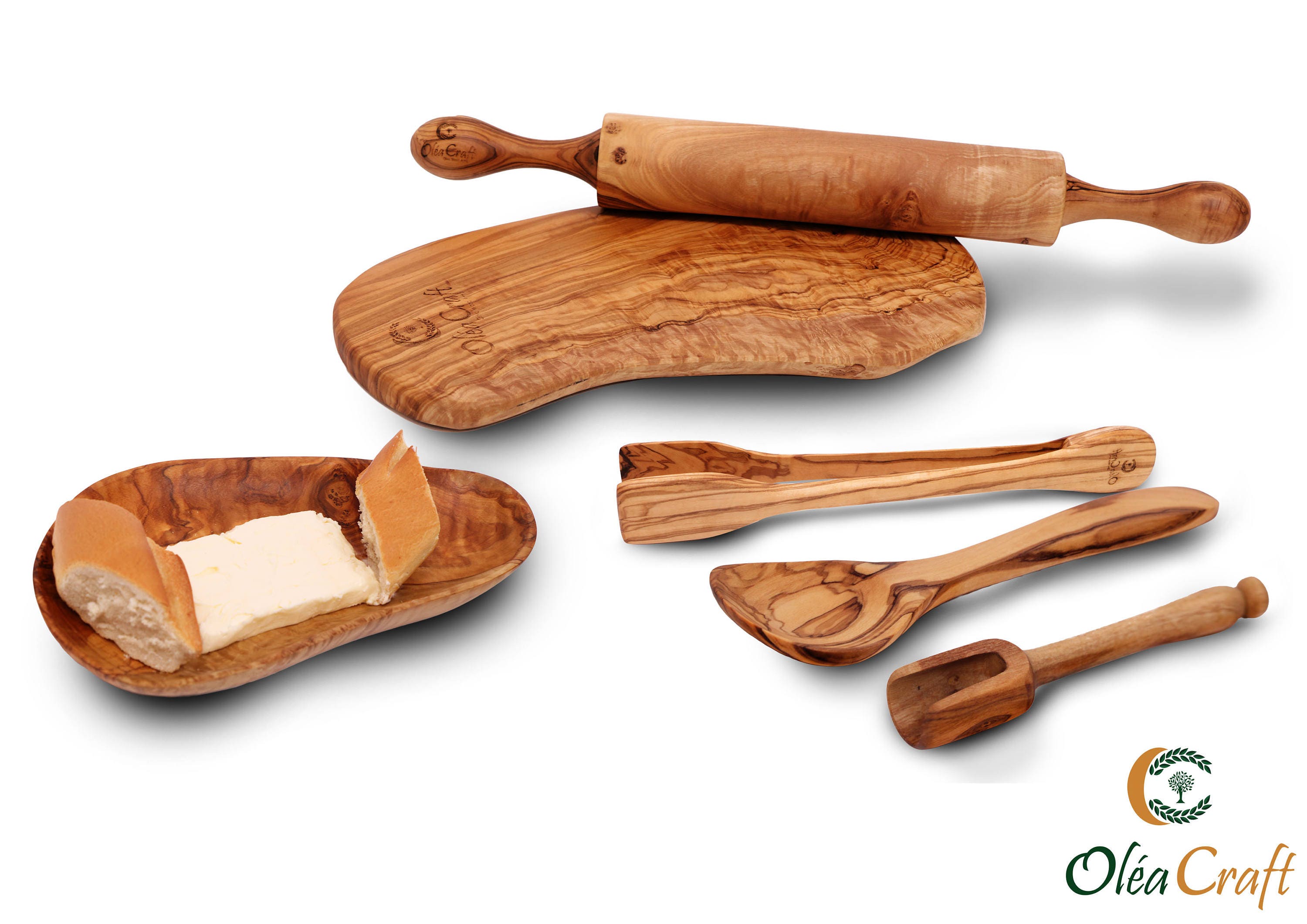 Pastry pack handmade with 100 natural olive wood Wooden/ Etsy