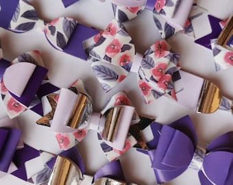 Noeuds en papier faits main : Noeuds cadeaux décoratifs, lot de 18