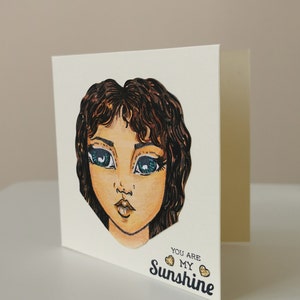 Cartoline Handmadr, Cartoline di incoraggiamento, Culle illustrazione, Cartoline dell'amicizia
