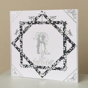 Handmade Card, Handmade Wedding Card, Wedding Card