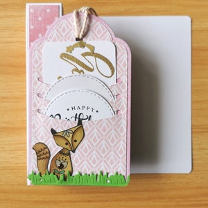 Cartão de aniversário feito à mão, Cartão de aniversário, Cartão de aniversário de menina