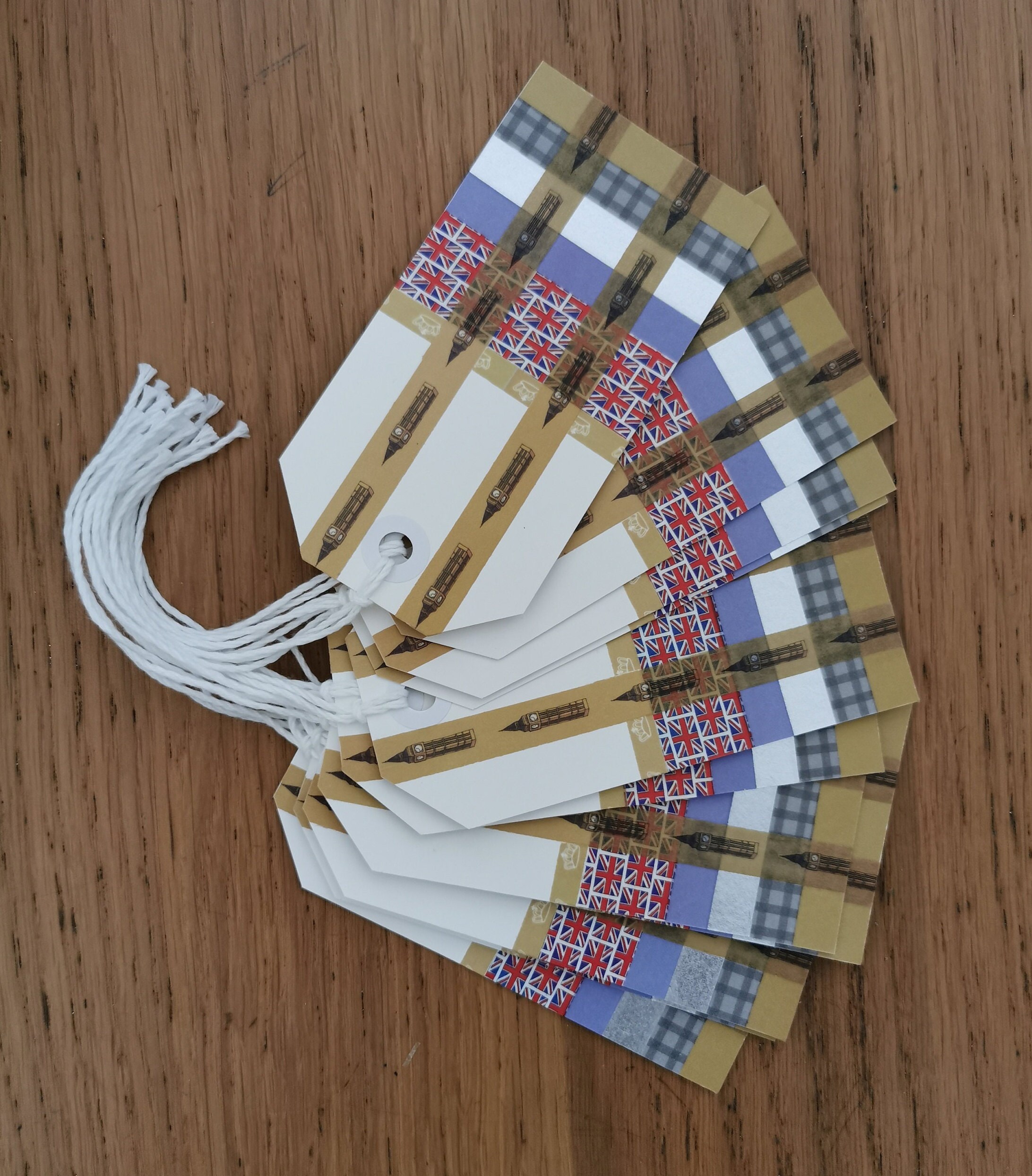 British Big Ben Gift Tags, Washi Tape, Set of 5 - Etsy