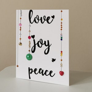 Tarjeta hecha a mano, Tarjeta de Navidad hecha a mano