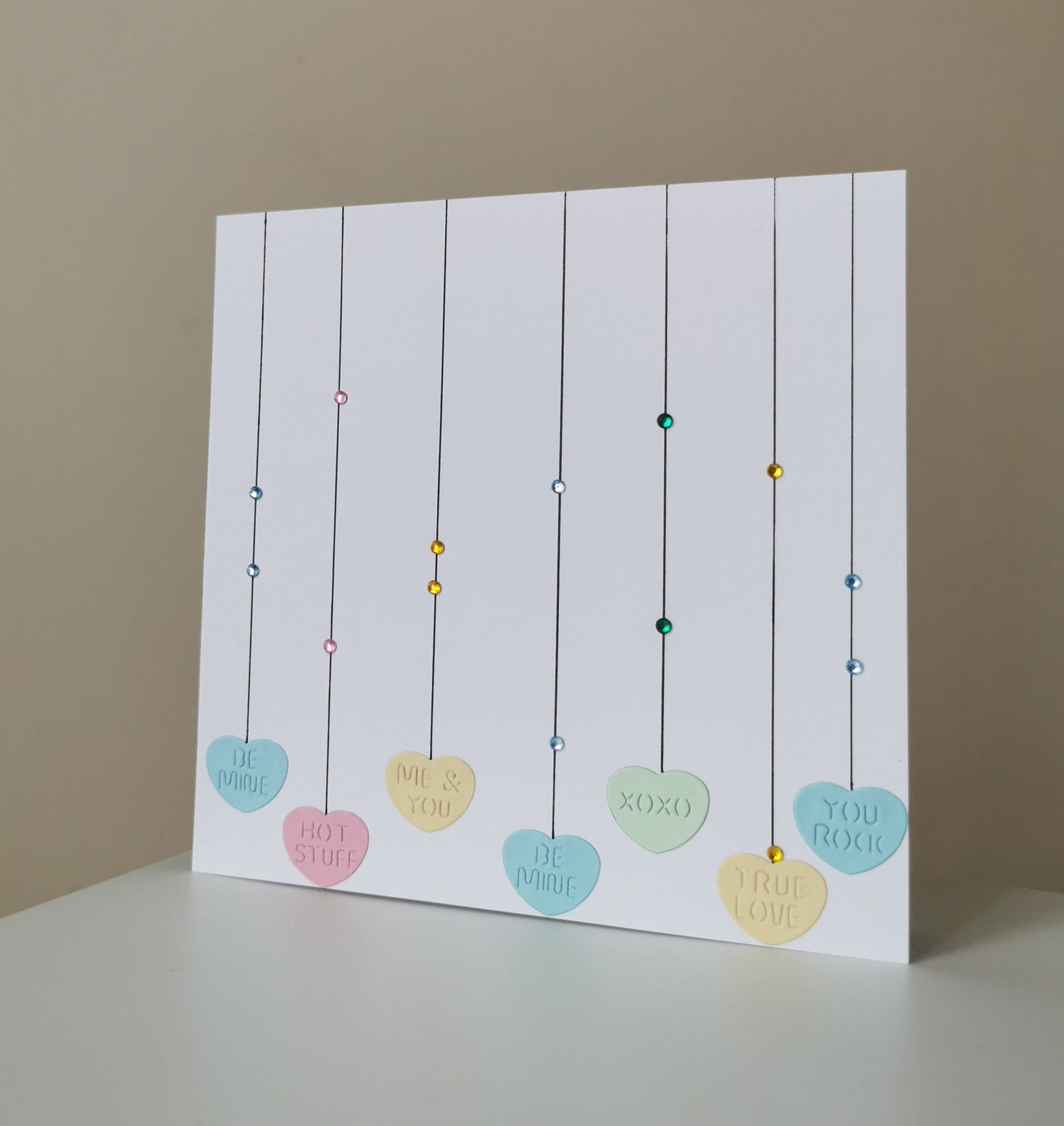 に*こ様 THE TOE HANDMADE LIMITED HEART CARD Handmade Card, Love Heart Card, Valentines Card - Etsy