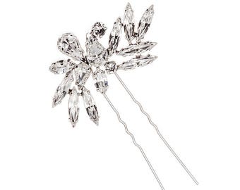 Ornamento di capelli petali del fiore realizzato con cristalli da Swarovski®