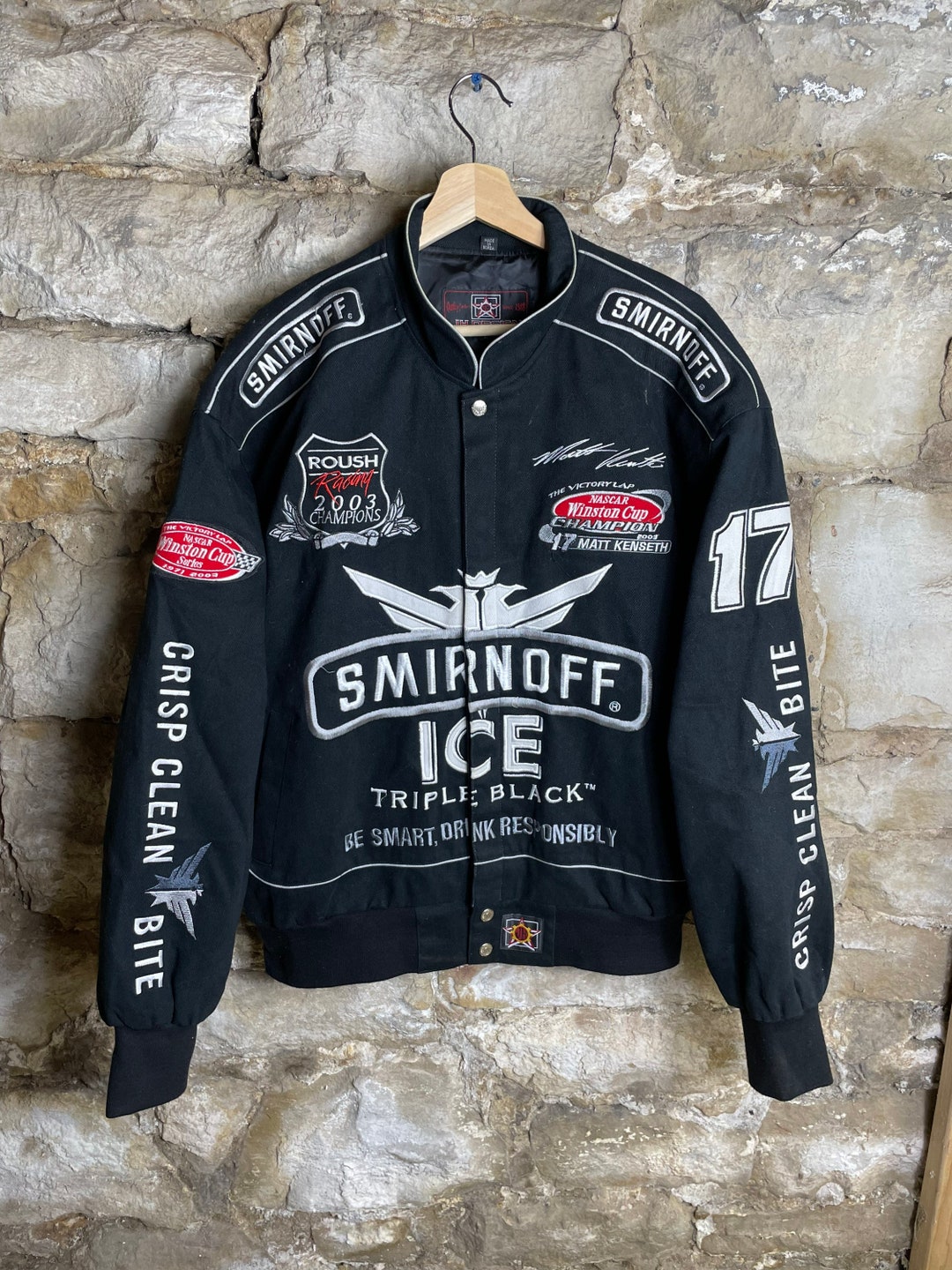 Vintage 90s Y2K Smirnoff Ice Winston Cup Nascar Racing Jacket Etsy