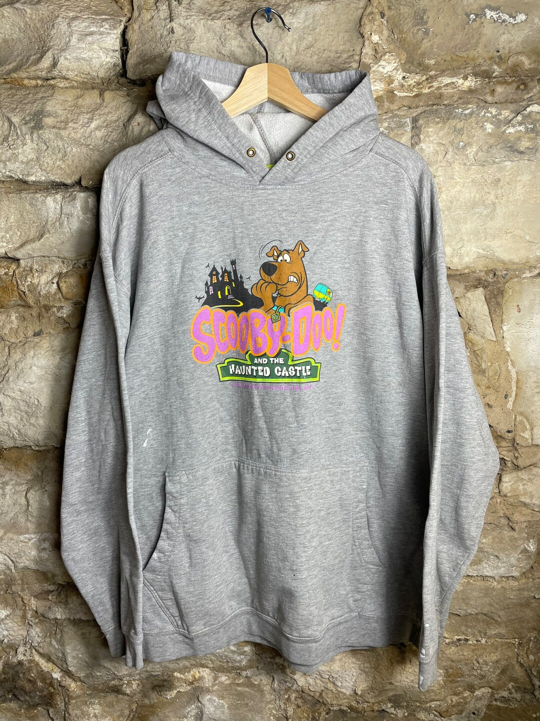 Vintage 90s Scooby Doo Haunted Castle Hoodie Promo Movie Large Etsy