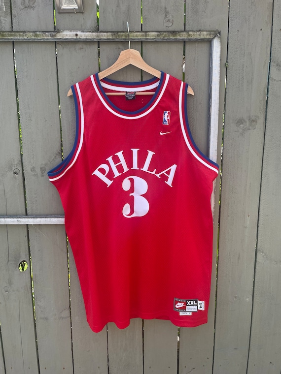 Nike Allen Iverson Philadelphia 76ers Throwback Jersey Red 