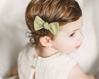 Hair Bows | Square Knot Bow | Baby Headband |  Baby Shower Gift | Toddler Headband | Baby Girl Gift | Baby Girl Headbands