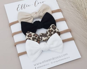 Cadeau bébé fait à la main, Bandeau-cadeau bébé, cadeau de douche de bébé, cadeau de fille de bébé, ensemble de bandeau de bébé, ensemble cadeau de bébé, cadeau nouveau-né, cadeau pour bébé