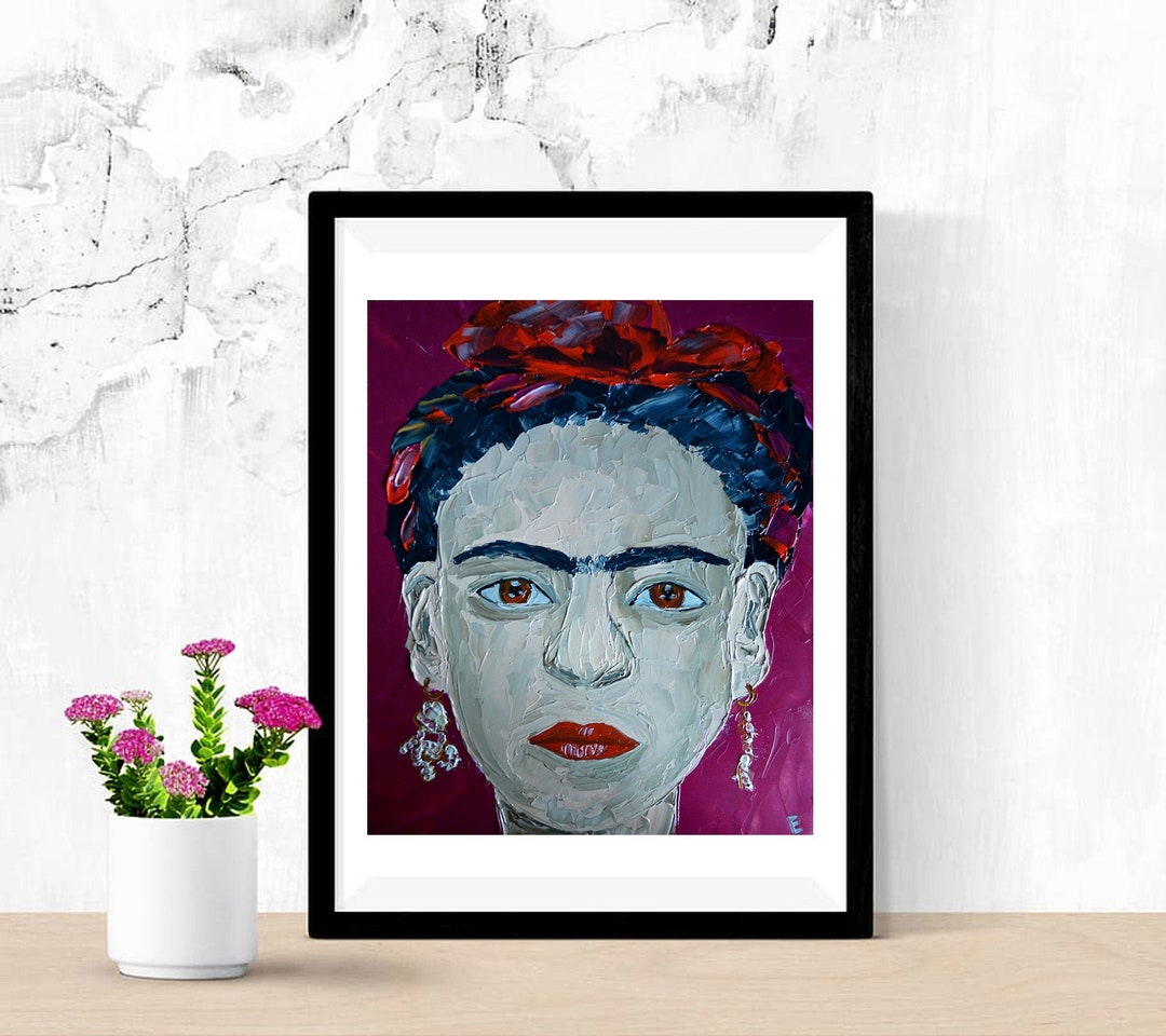 Frida Kahlo Portrait of the Artist Original Art Wall Decor - Etsy