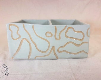 Pottery Desk Organizer - Etsy