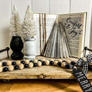 Custom Tree Books // Holiday & Christmas Decor // Farmhouse Christmas