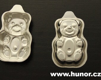 Teddybear cookie mold - 10 pcs - Metal molds for baking