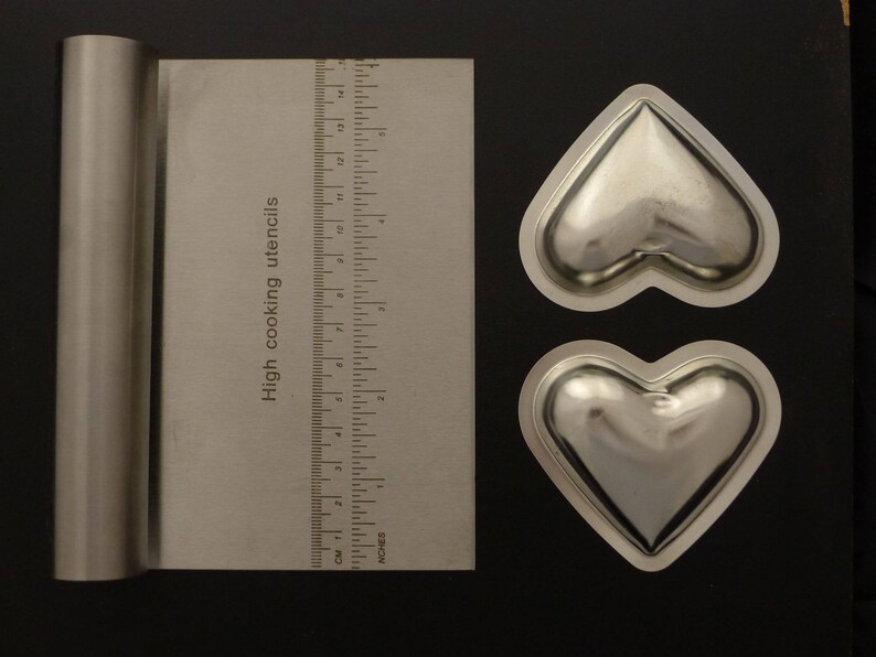 3D heart Metal mold for baking image 3