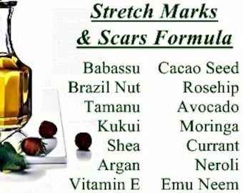 15 aceites bioidénticas mezclan fresca estrías y cicatrices