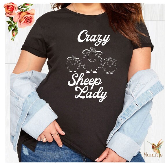 Crazy Sheep Lady T-Shirt Crazy Sheep Lady T-Shirt