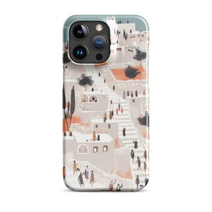 Modern iPhone Case Abstract City Phone Case Minimalist