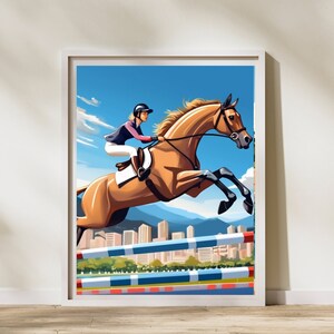 Kentucky Derby Wall Art Equestrian Poster Gifts for Horse Race Print Horses Poster Luxury Home Decor Horse Wallart Print Kentucky Derby Gift