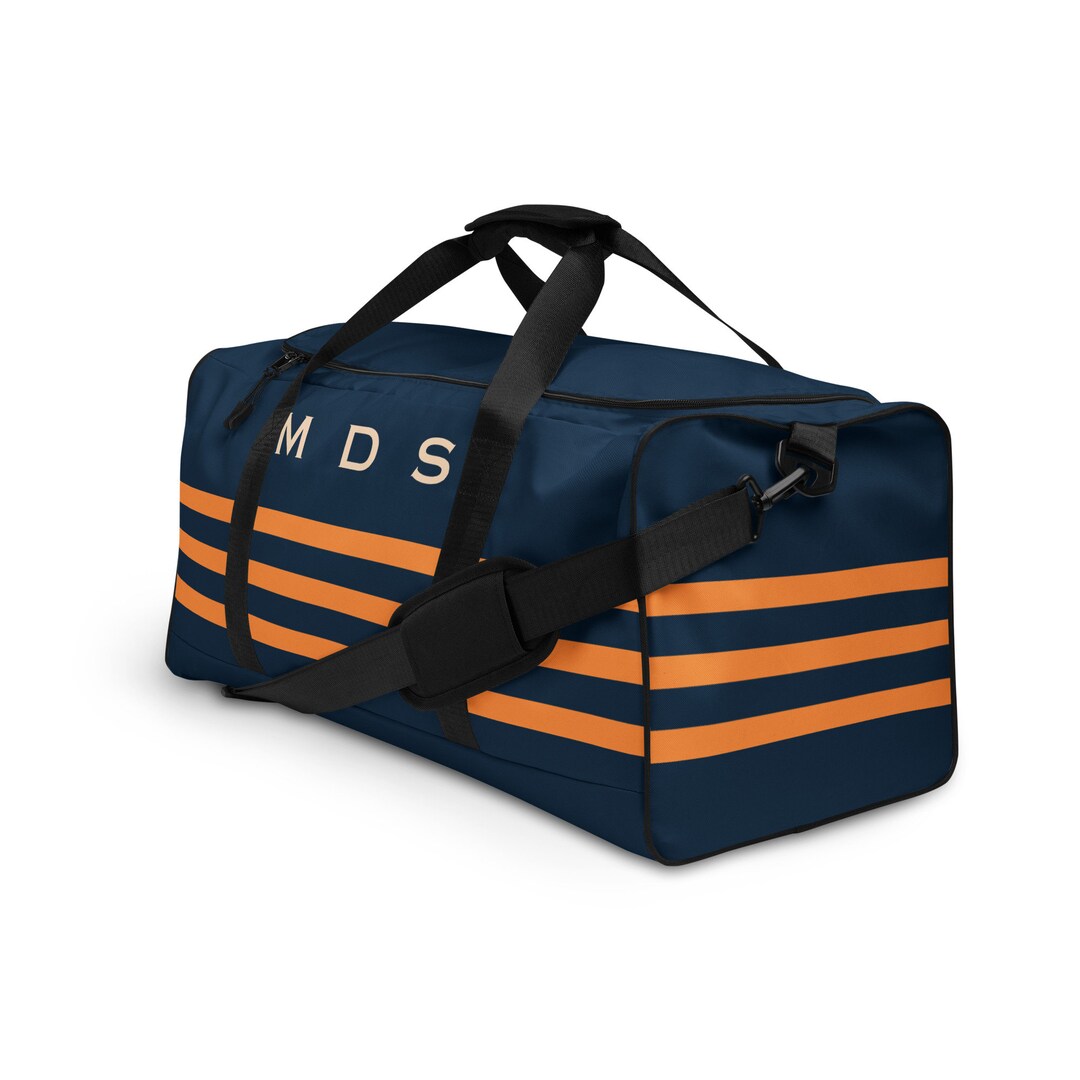 Personalized Monogrammed Duffle Bag Elegant Weekender Duffle Etsy