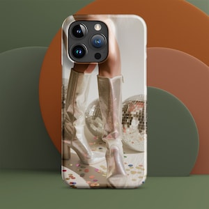 Disco Boots iPhone Case Retro Phone Case Aesthetic