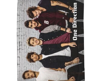 Velveteen Plush Blanket - One Direction Blanket Liam, Harry, Niall