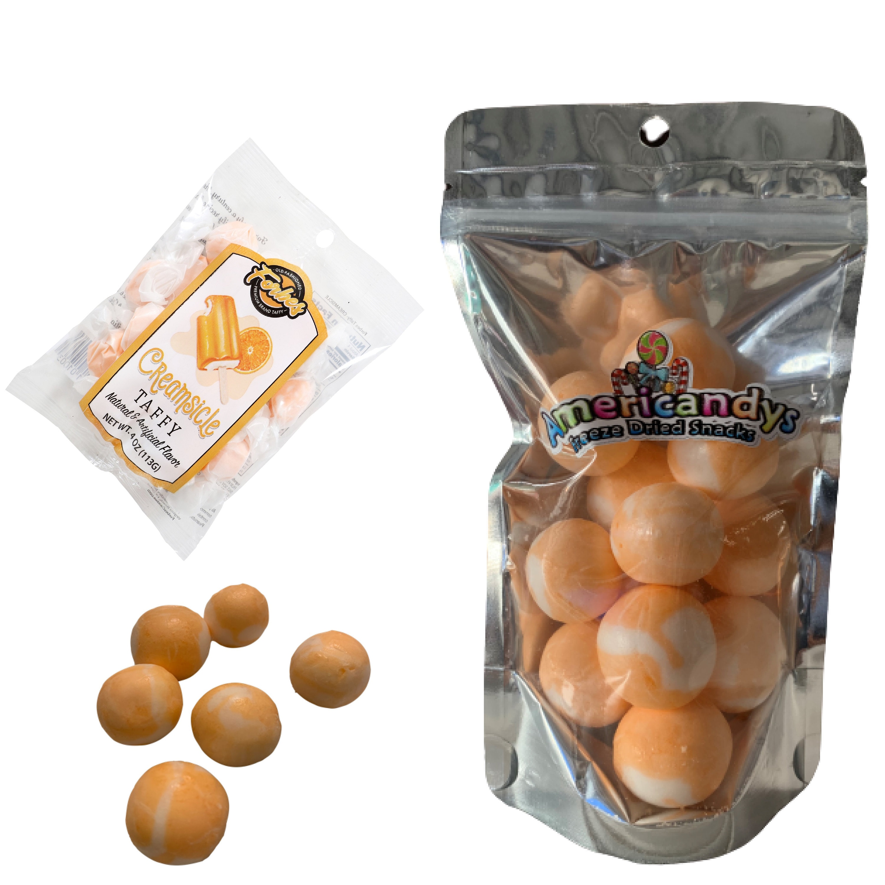 Freezedried Creamsicle Taffy/freeze Dried Snacksfreezedried