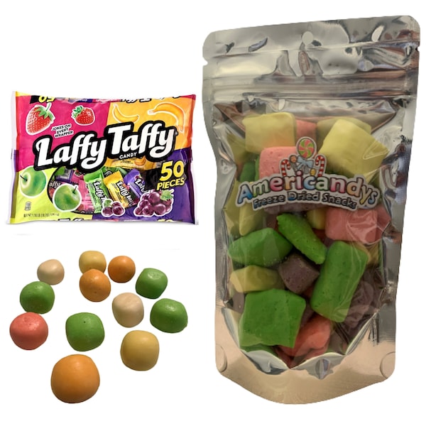 freeze dried laffy taffy|freeze dried snacks|freeze dried candy|green apple|grape|banana|strawberry|crunchy|tasty|delicious|fruity|tangy||