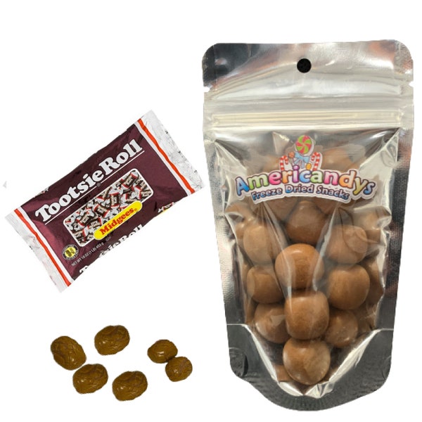 Freeze dried tootsie roll/freeze dried candy|freeze dried snacks|freeze-dried candy