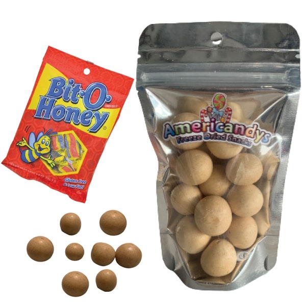 Freeze-Dried Bit-o Honey|freeze dried snacks|freeze-dried candy|tasty|crunchy|crispy|rich flavor