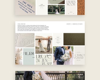 Visual Direction Template — Graphic Designer InDesign Template