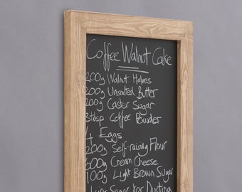 Distressed Wood Framed Chalkboard Blackboard